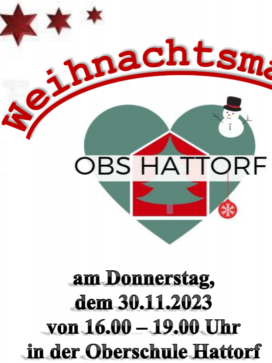 Weihnachtsmarkt der OBS Hattorf 